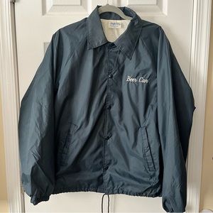 VTG Nylon “Beer Can” bomber jacket
